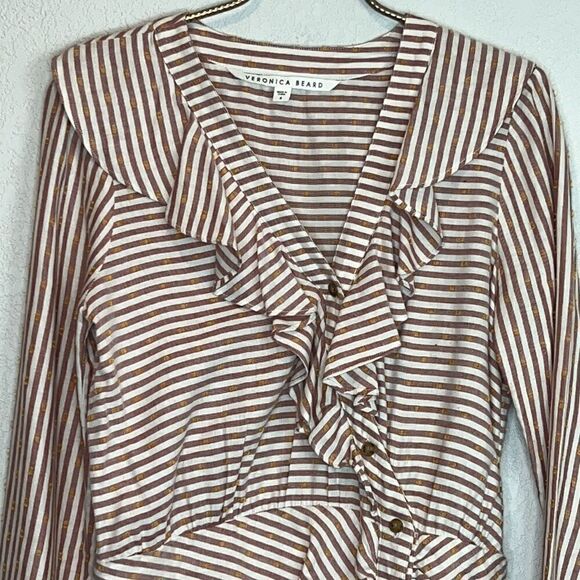 Veronica Beard Kai Asymmetrical Dress Size 8 - Picture 3 of 16